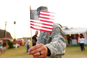 1467414617_Veteran American Flag, Military Uniform, Freedom Concept Fourth of July or Veteran's Day_Large-cm